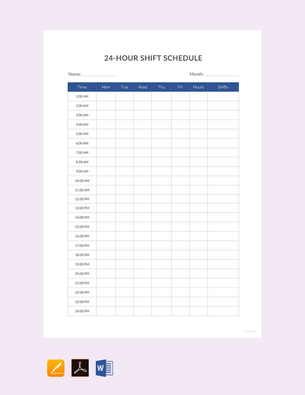 24 Hour Shift Schedule Template TUTORE ORG Master Of Documents