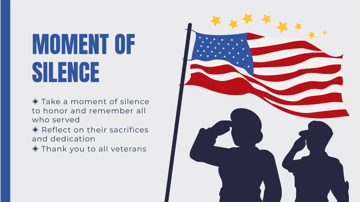 Free Veterans Day Presentation Template to Edit Online