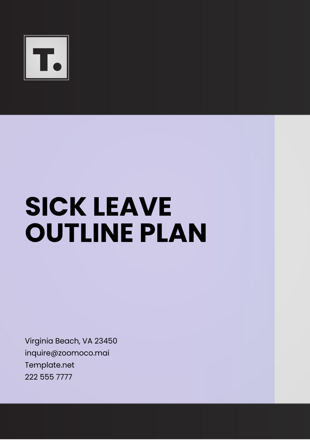 Sick Leave Outline Plan Template - Edit Online & Download