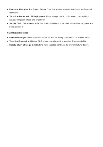 Free Professional Monthly Review Template to Edit Online