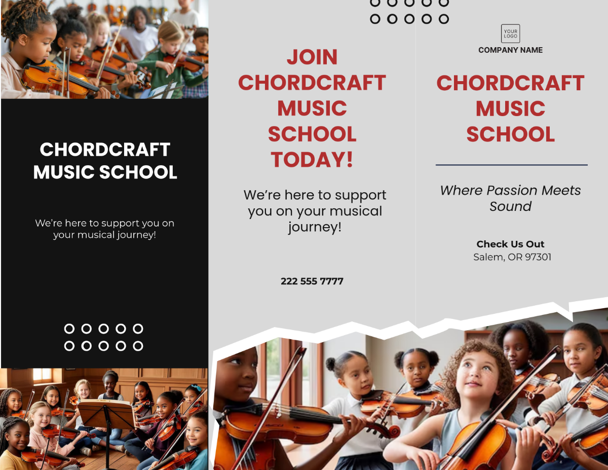 Music School Brochure Template - Download | Template.net