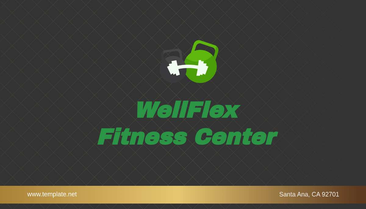 Fitness Center Membership Card