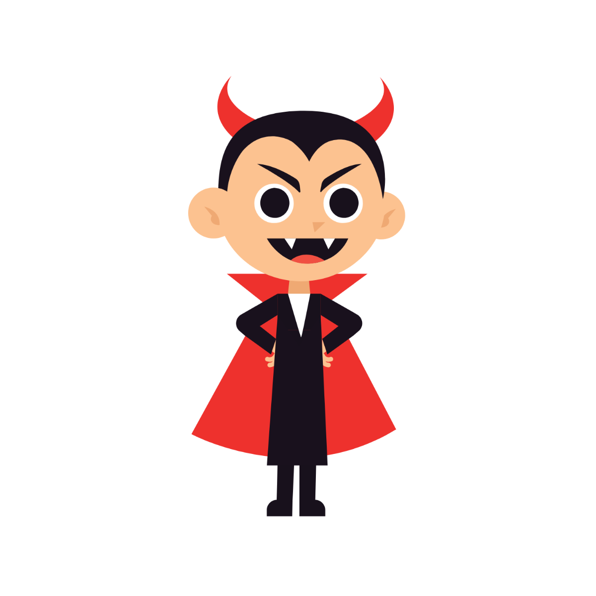 Halloween Vampire Clipart Template - Edit Online & Download