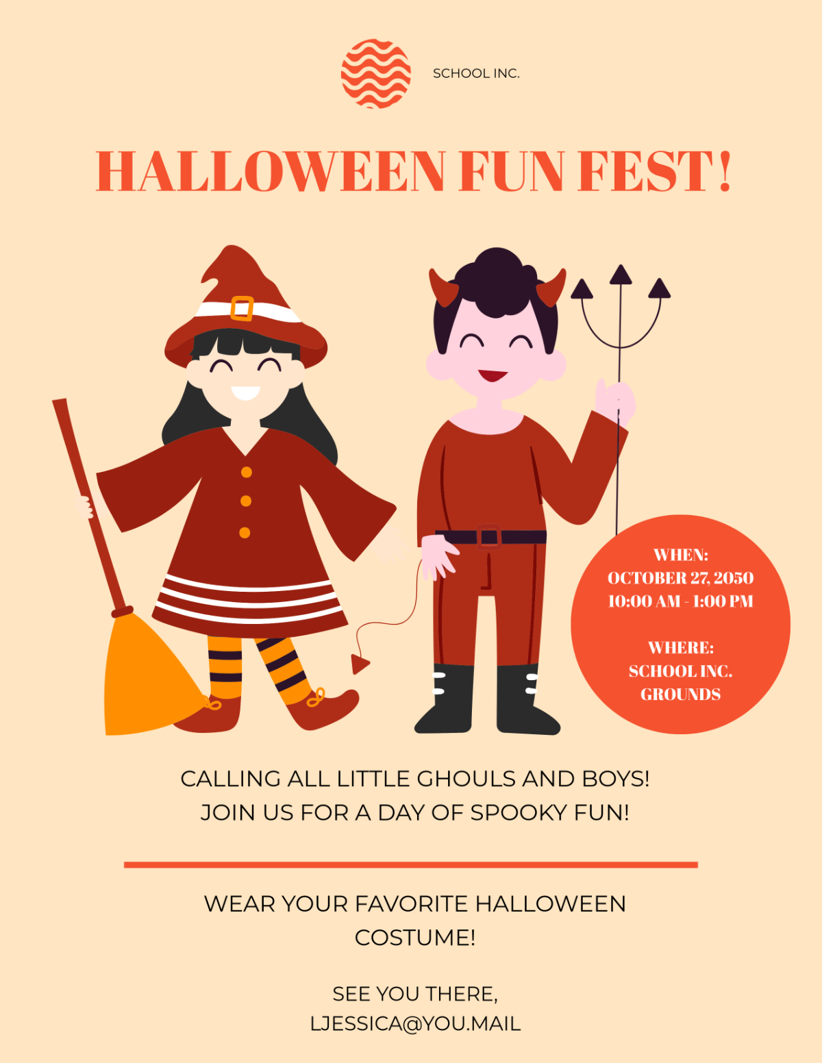 Halloween Flyer for Kids Template - Edit Online & Download