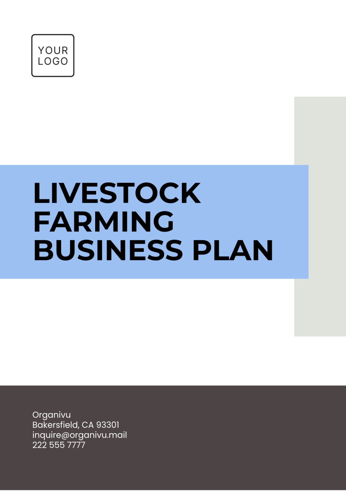 Livestock Farming Plan Template - Edit Online & Download