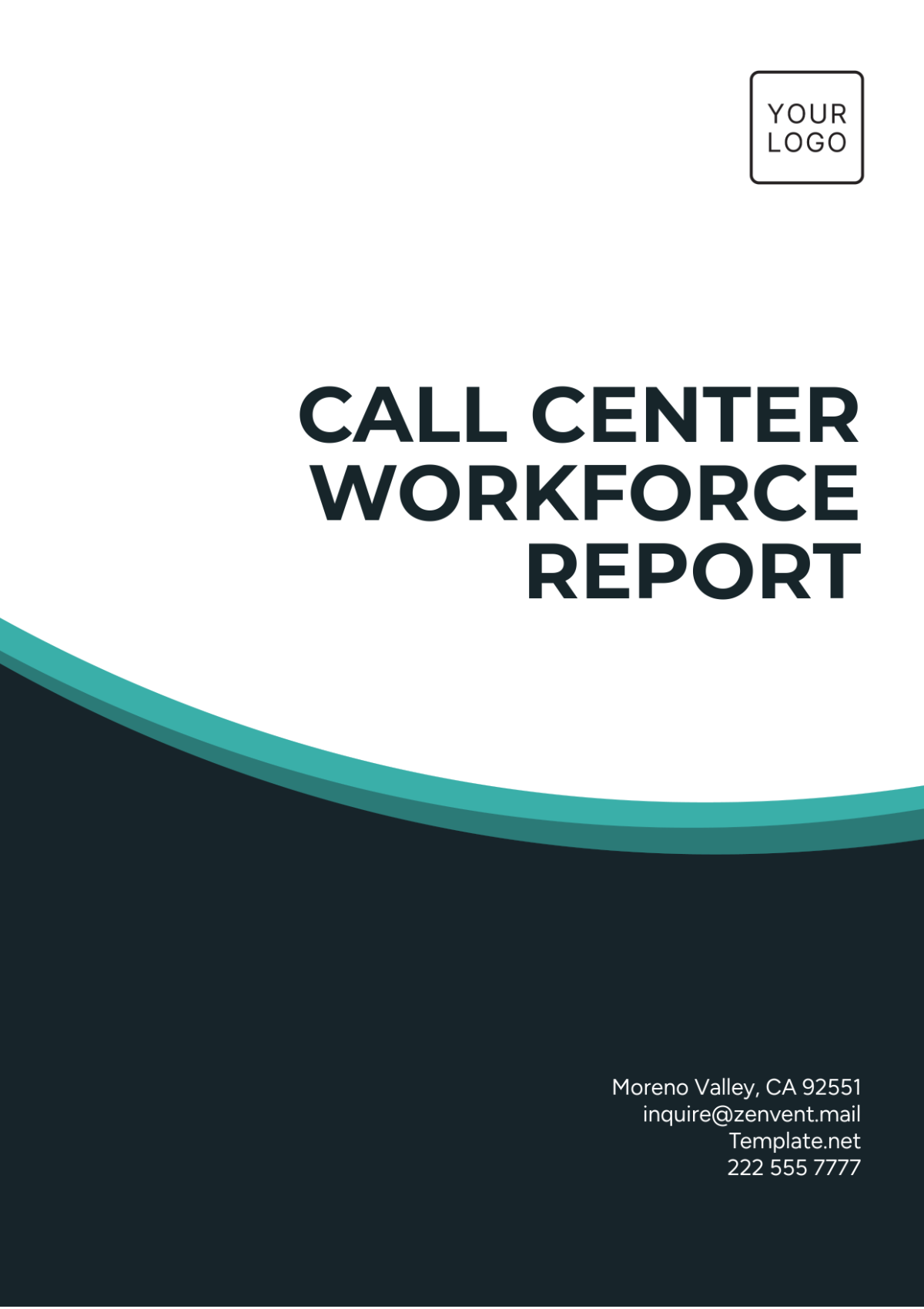 Call Center Workforce Report Template - Edit Online & Download