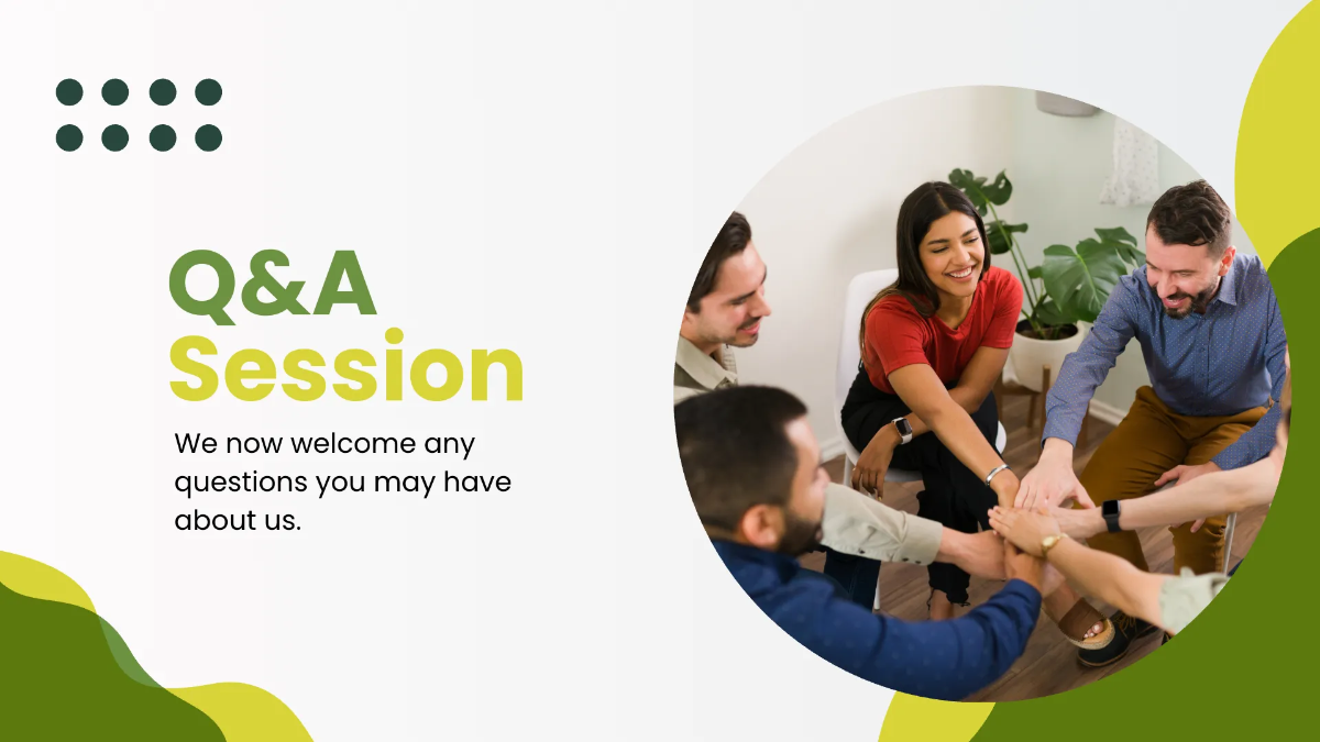 Free Community Center Presentation Template to Edit Online