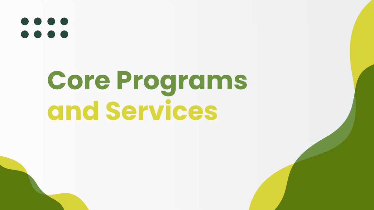 Free Community Center Presentation Template to Edit Online