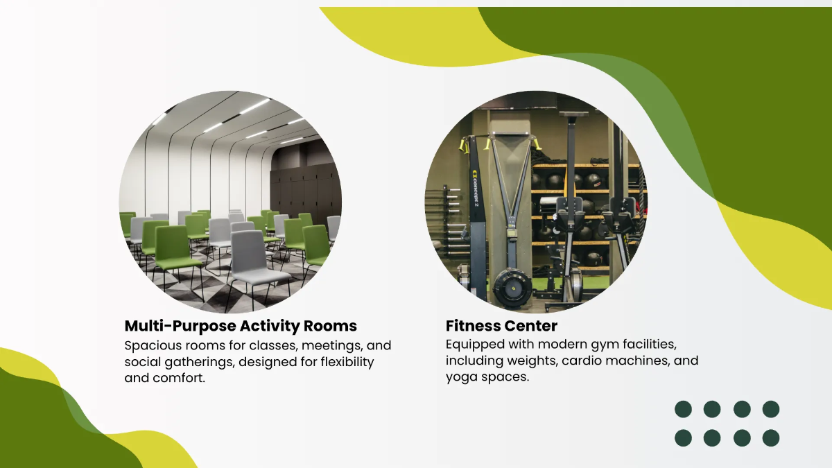 Free Community Center Presentation Template to Edit Online