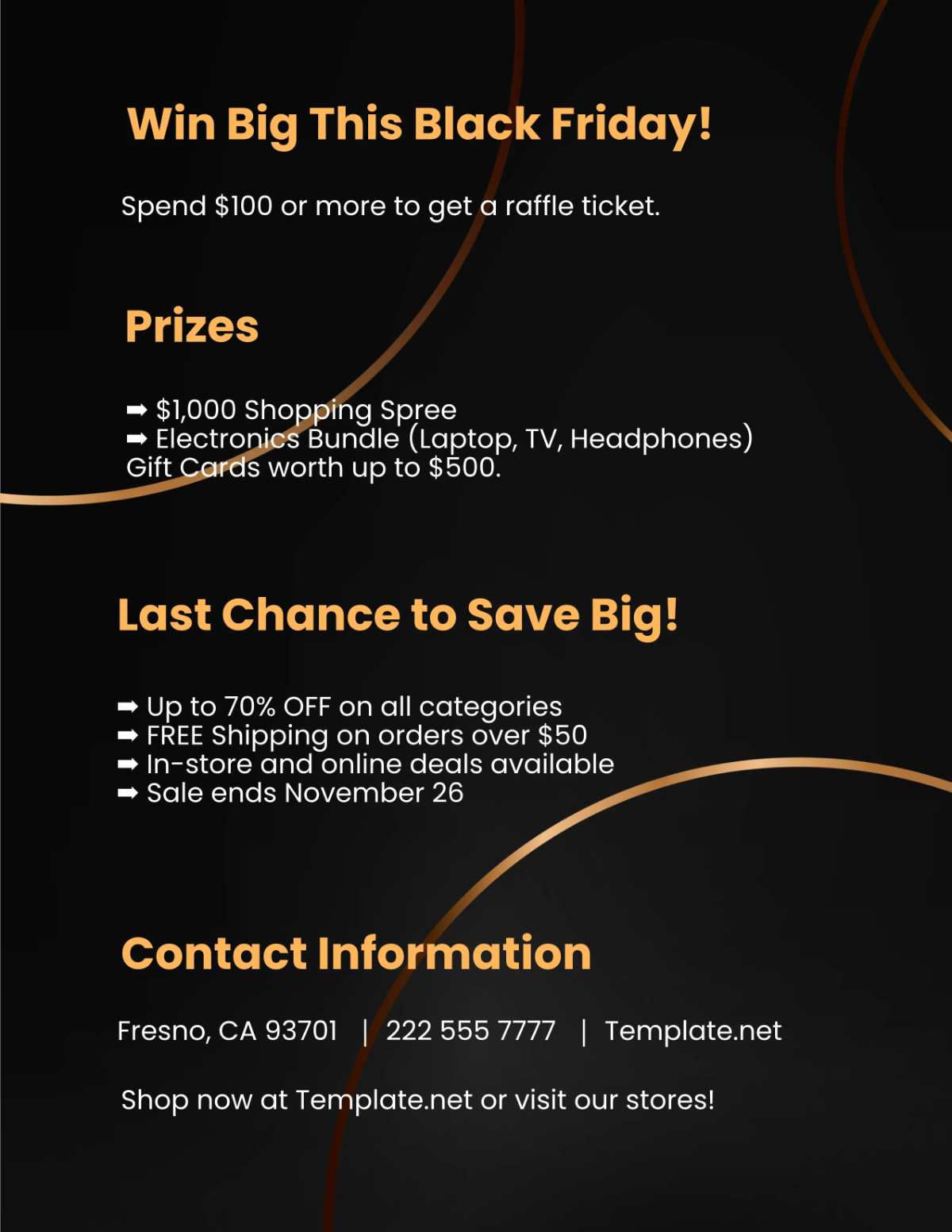 Free Black Friday Catalogue Template to Edit Online