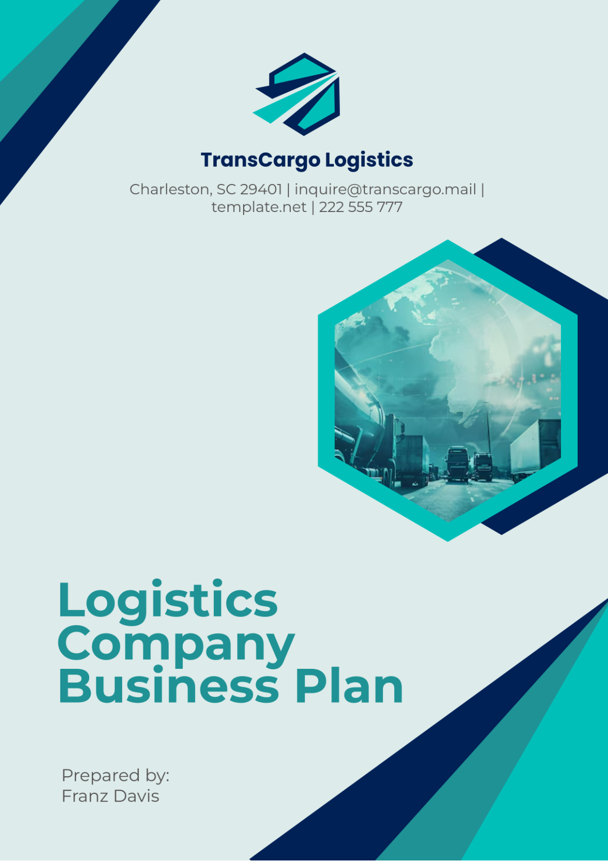 Logistics Company Business Plan Template - Edit Online & Download