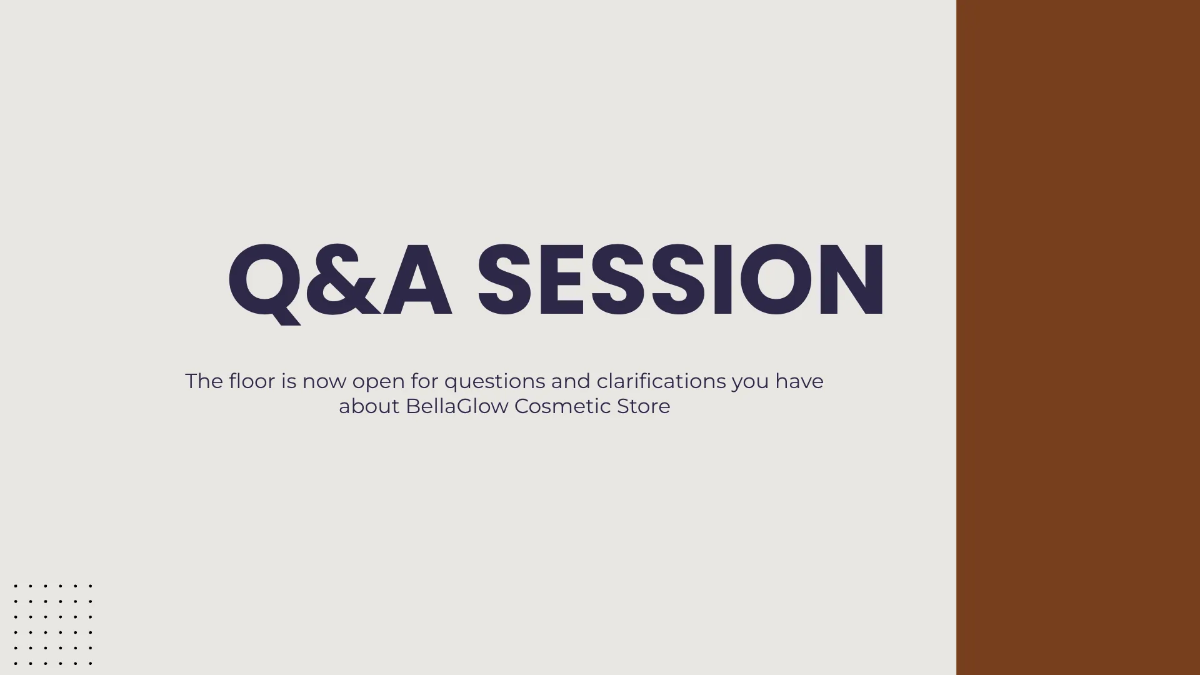 Free Cosmetic Store Presentation Template to Edit Online