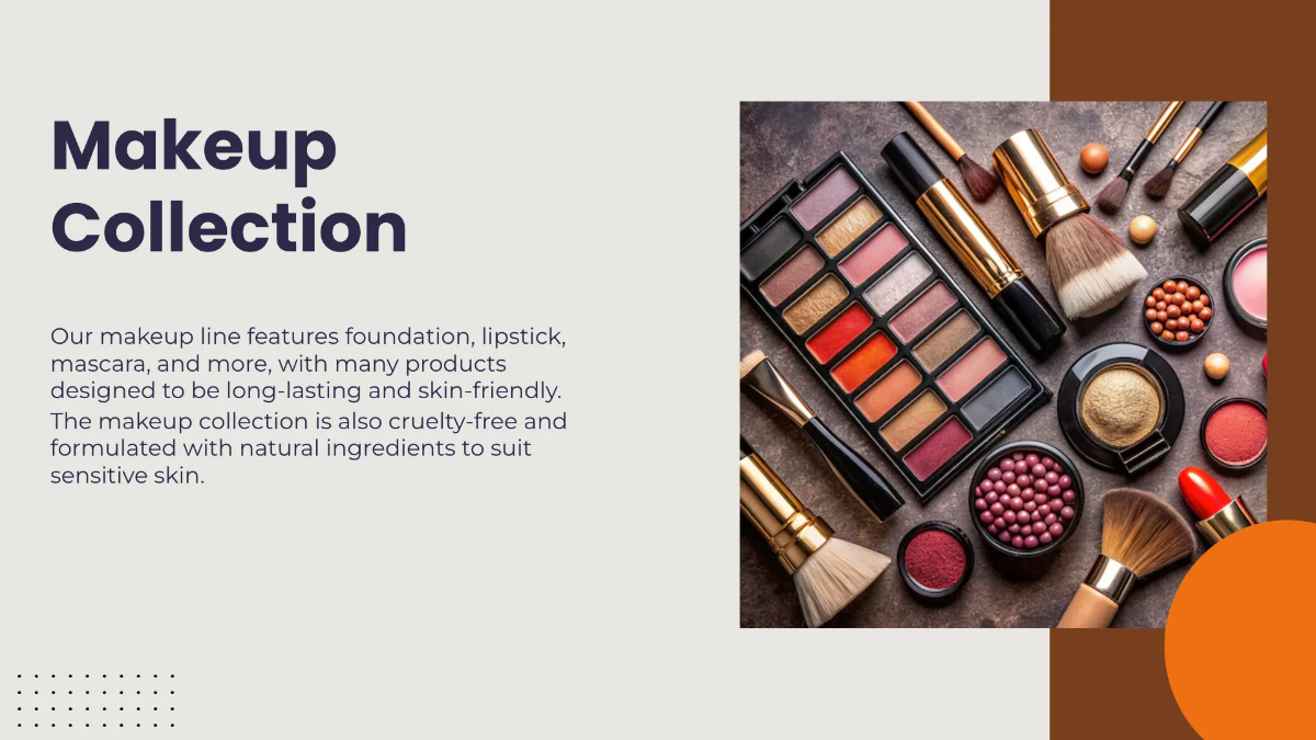 Free Cosmetic Store Presentation Template to Edit Online