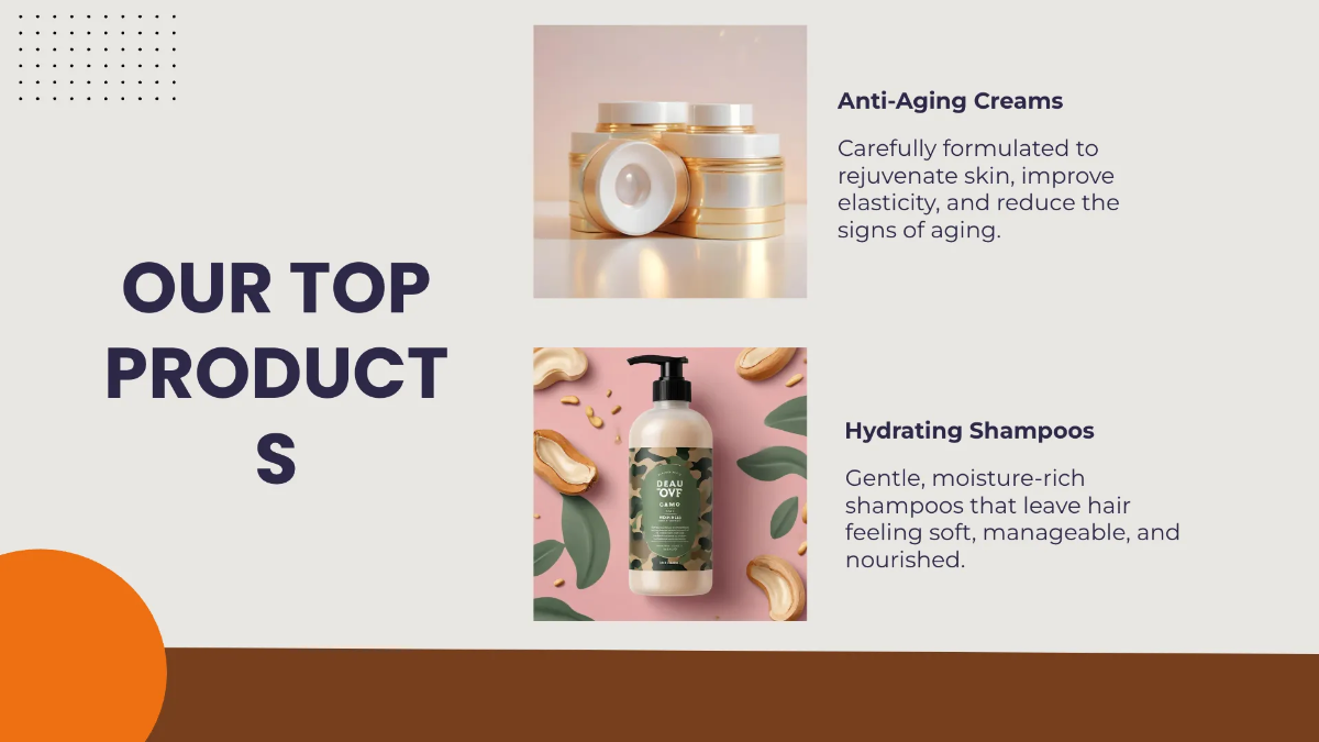 Free Cosmetic Store Presentation Template to Edit Online