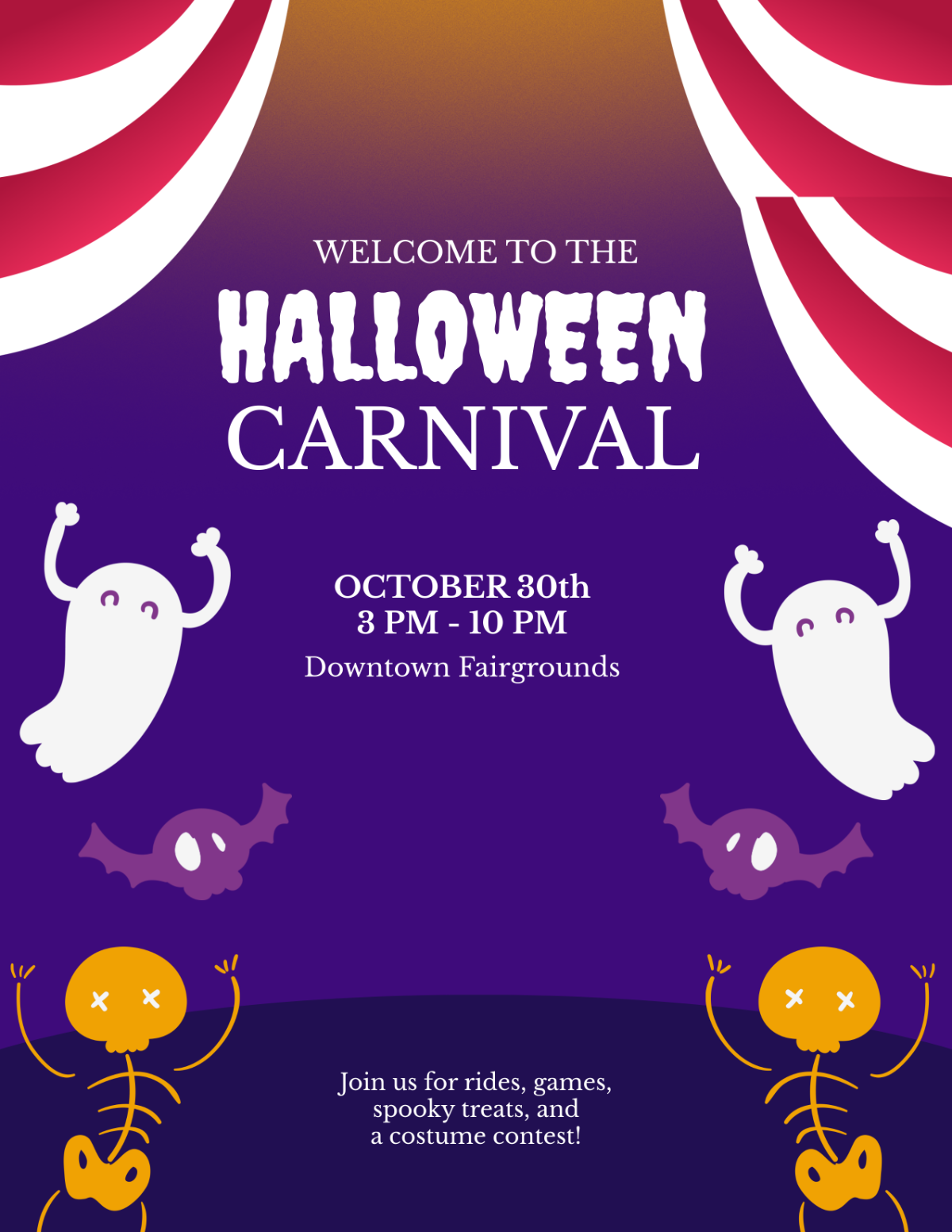 Halloween Carnival Flyer Template