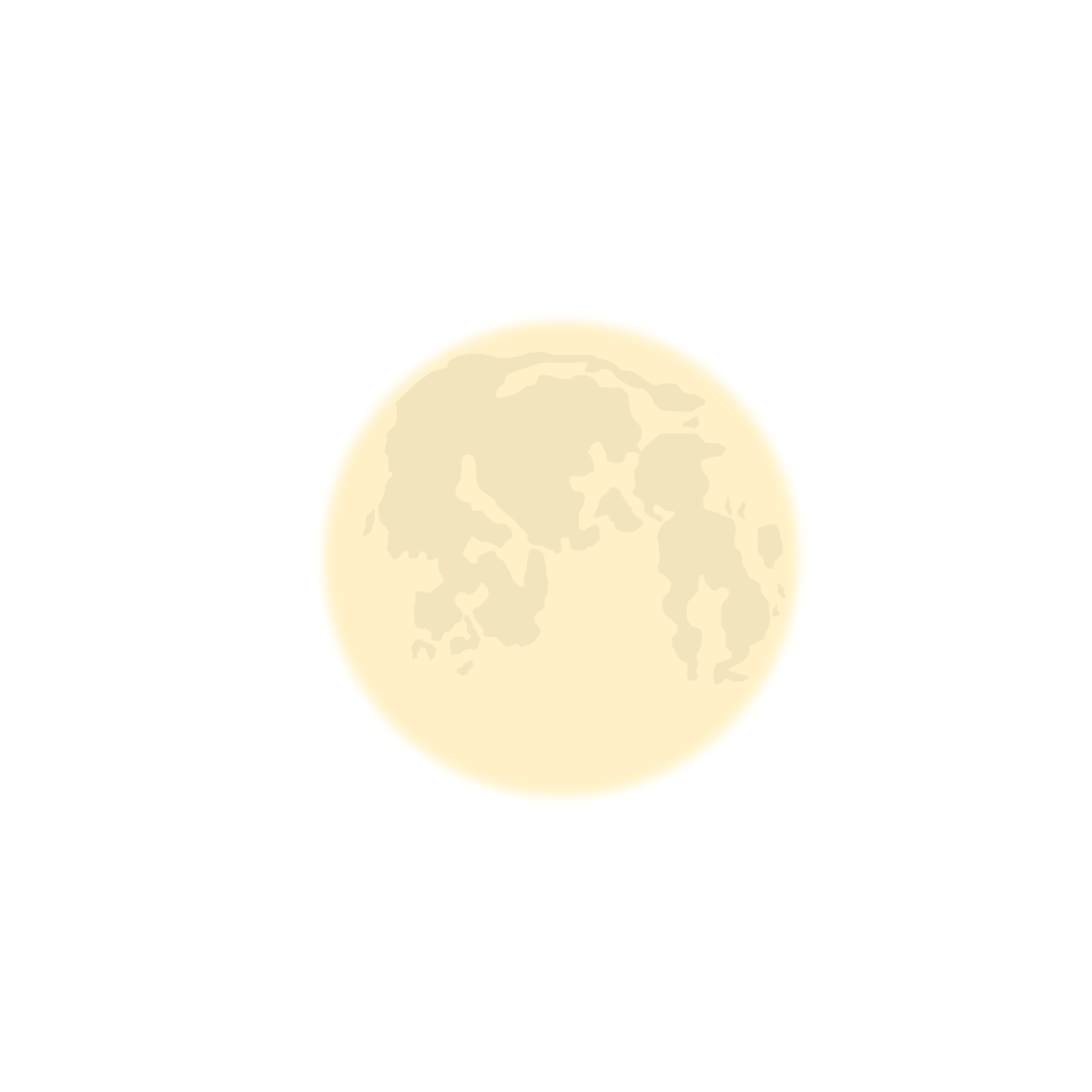 Free Halloween Full Moon Clipart Template