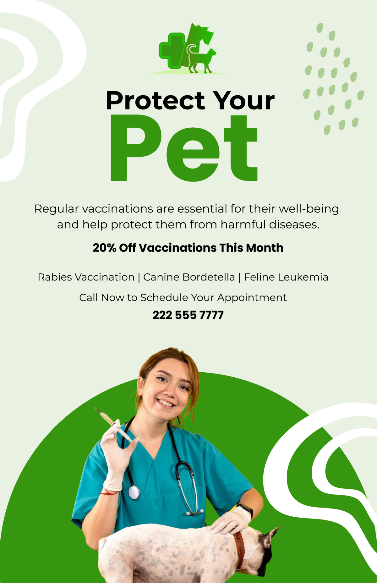 Veterinary Clinic Poster Template - Edit Online & Download