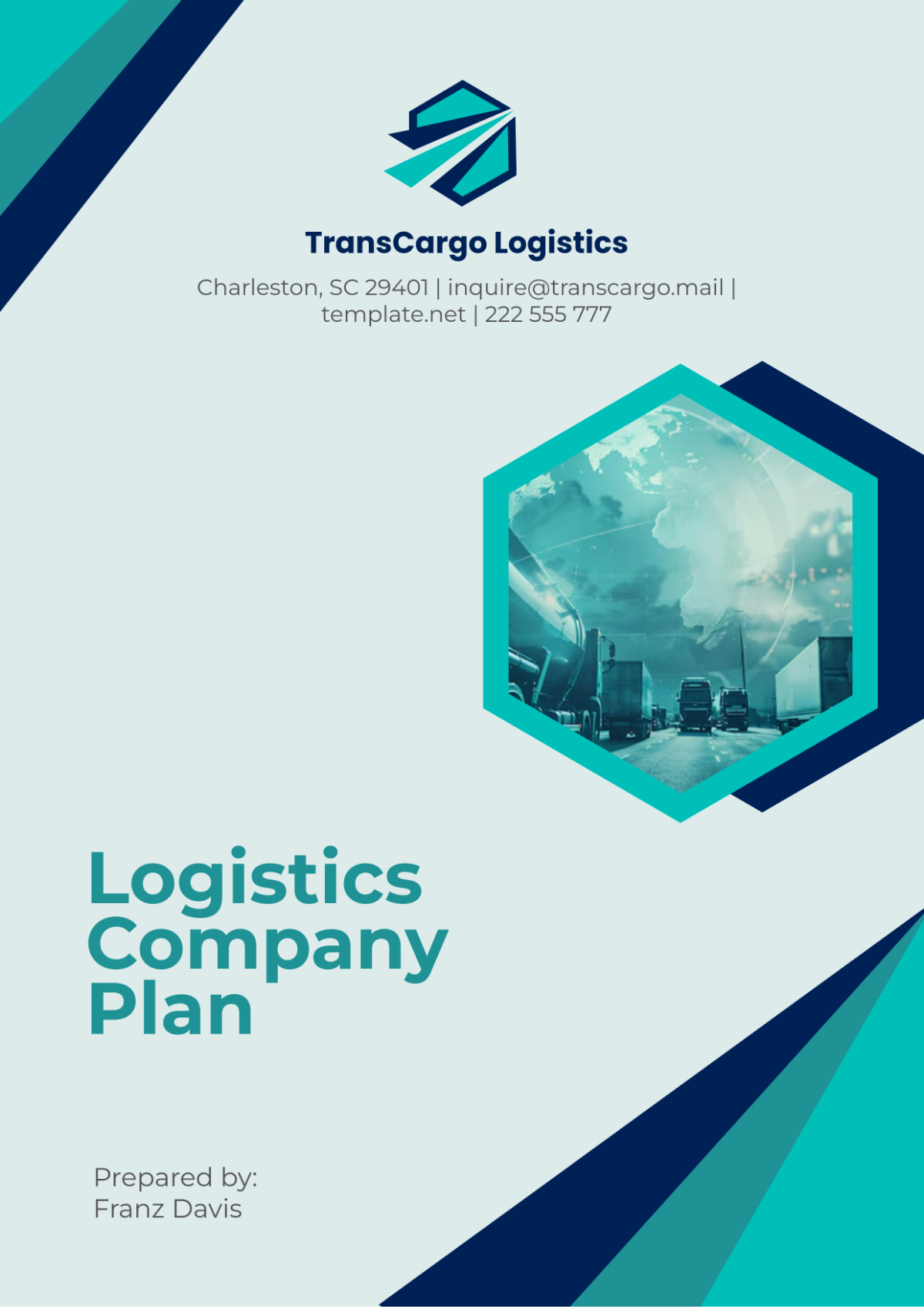 Logistics Company Plan Template - Edit Online & Download