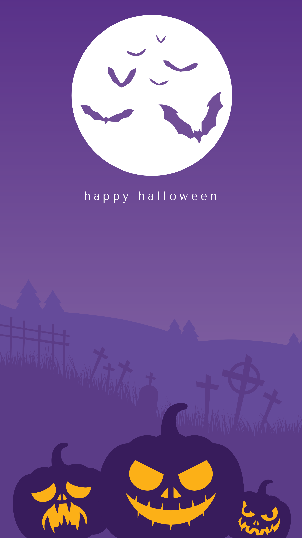 Purple Halloween Wallpaper