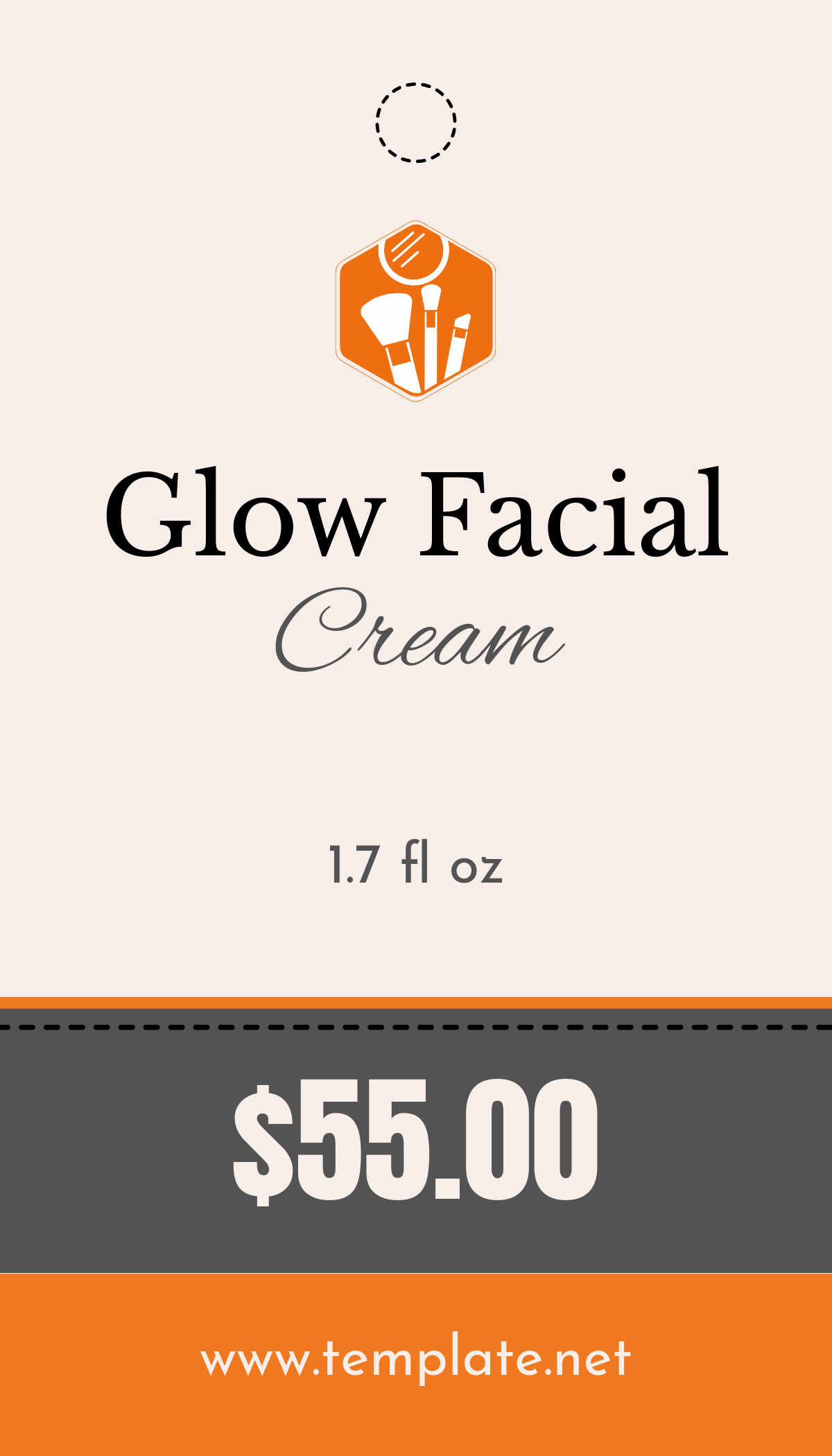 Cosmetic Store Price Tag Template - Edit Online & Download