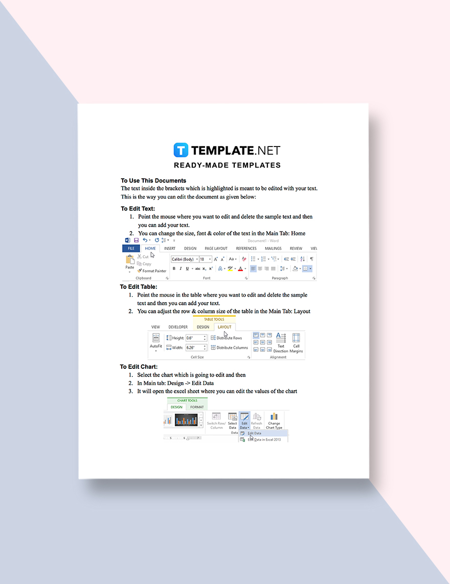 Project Costs Template