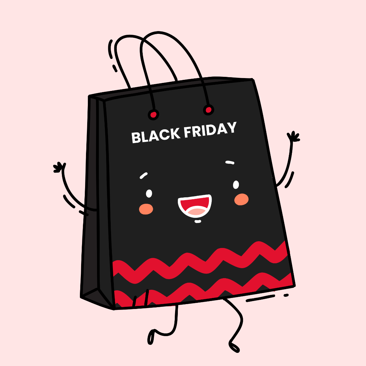 Black Friday Sticker Design