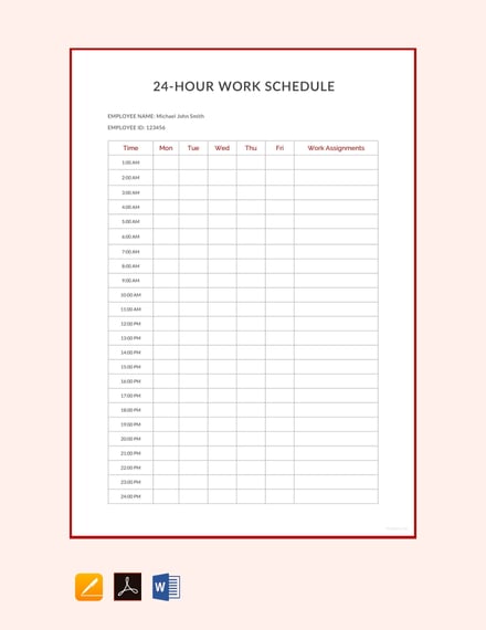 Work Hour Schedule Template from images.template.net