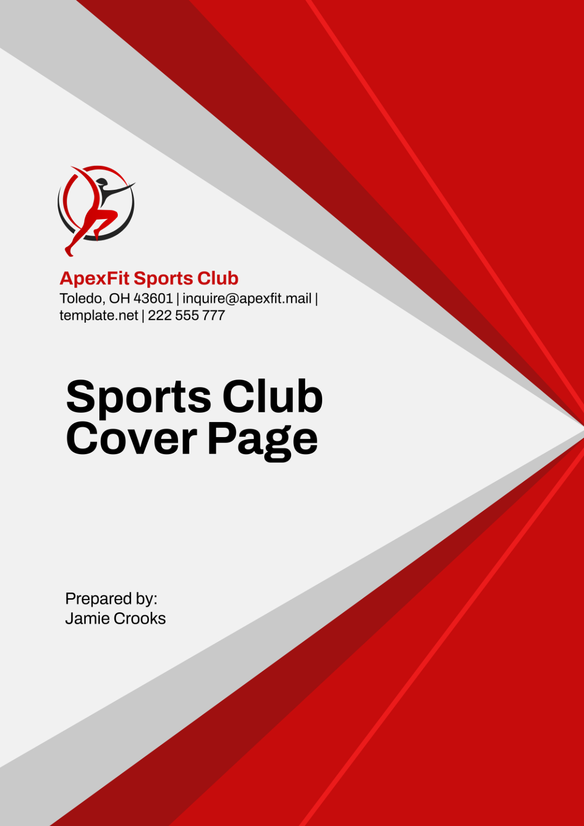 Sports Club Cover Page