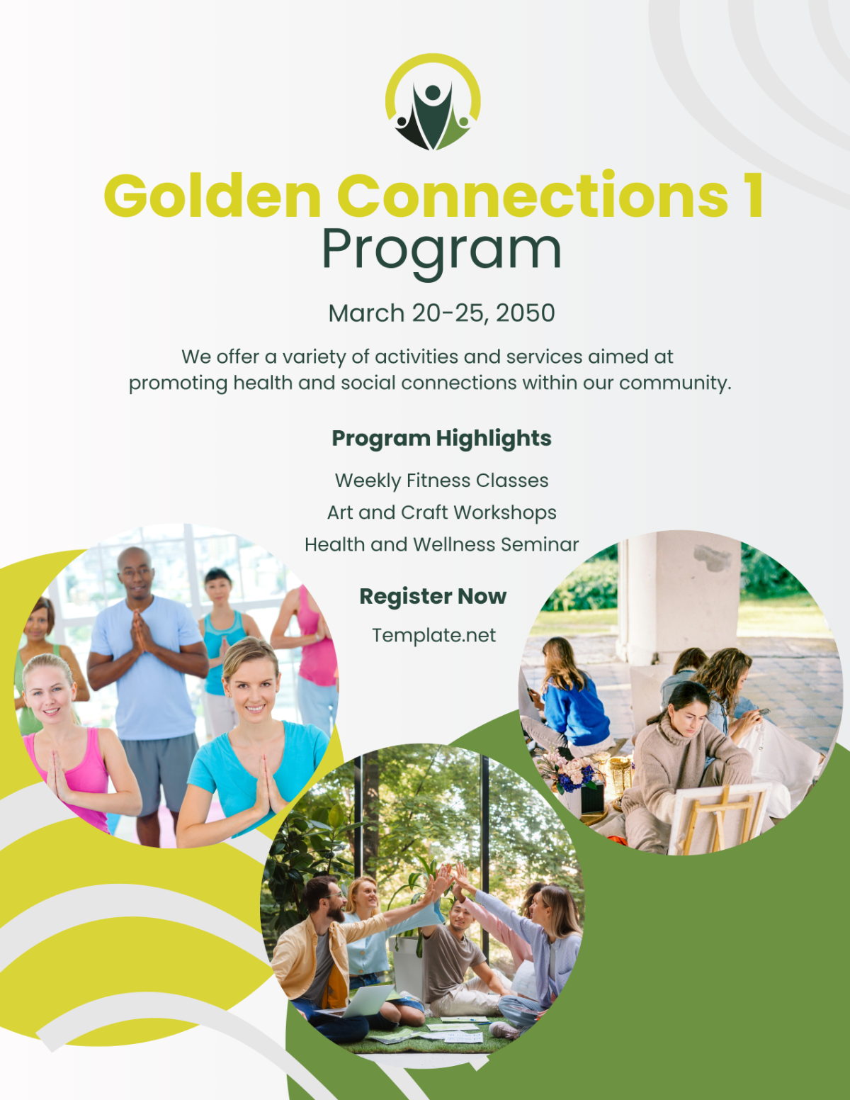 Community Center Program Flyer Template - Edit Online & Download