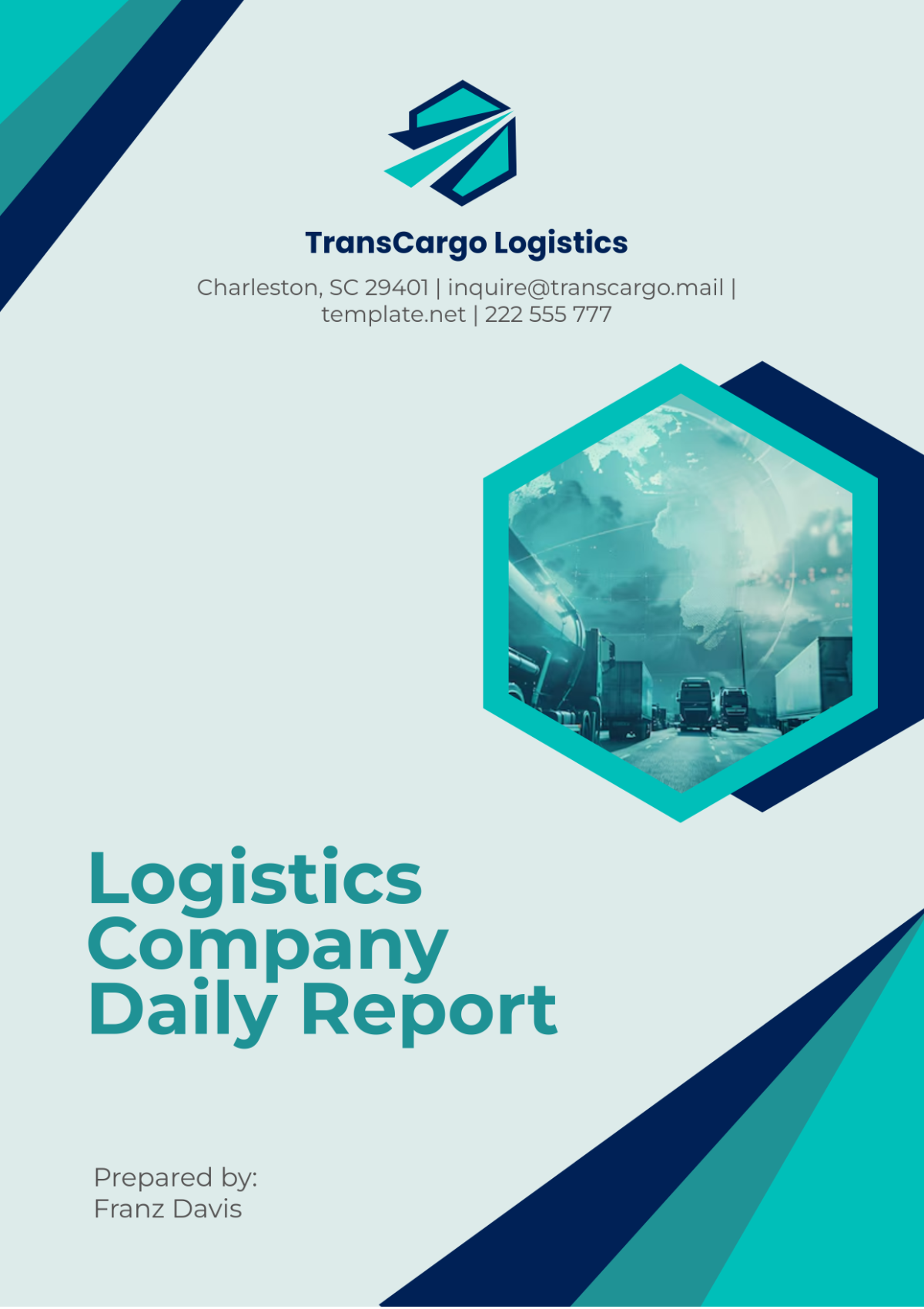 Logistics Company Daily Report Template - Edit Online & Download