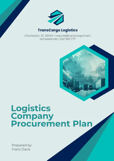 Free Logistics Company Procurement Plan Template to Edit Online