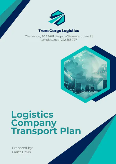 Free Logistics Company Transport Plan Template to Edit Online