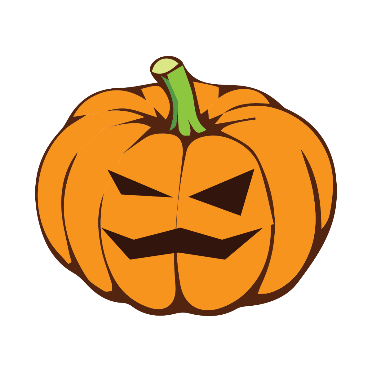 Pumpkin Halloween Clipart Template - Edit Online & Download