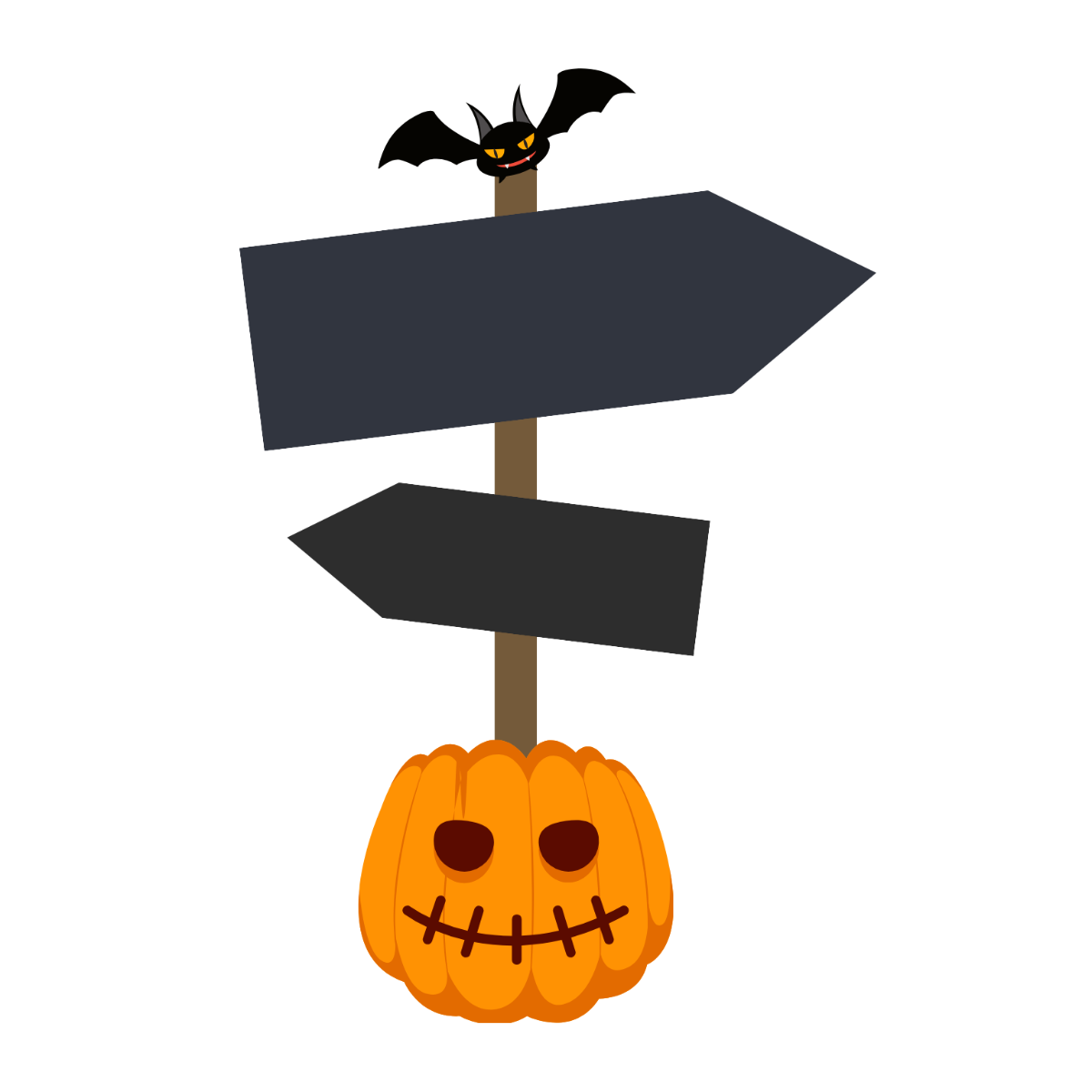 Halloween Sign Clipart Template - Edit Online & Download