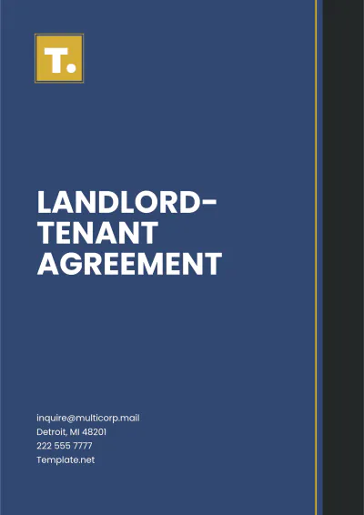 Free Landlord-Tenant Agreement Template to Edit Online