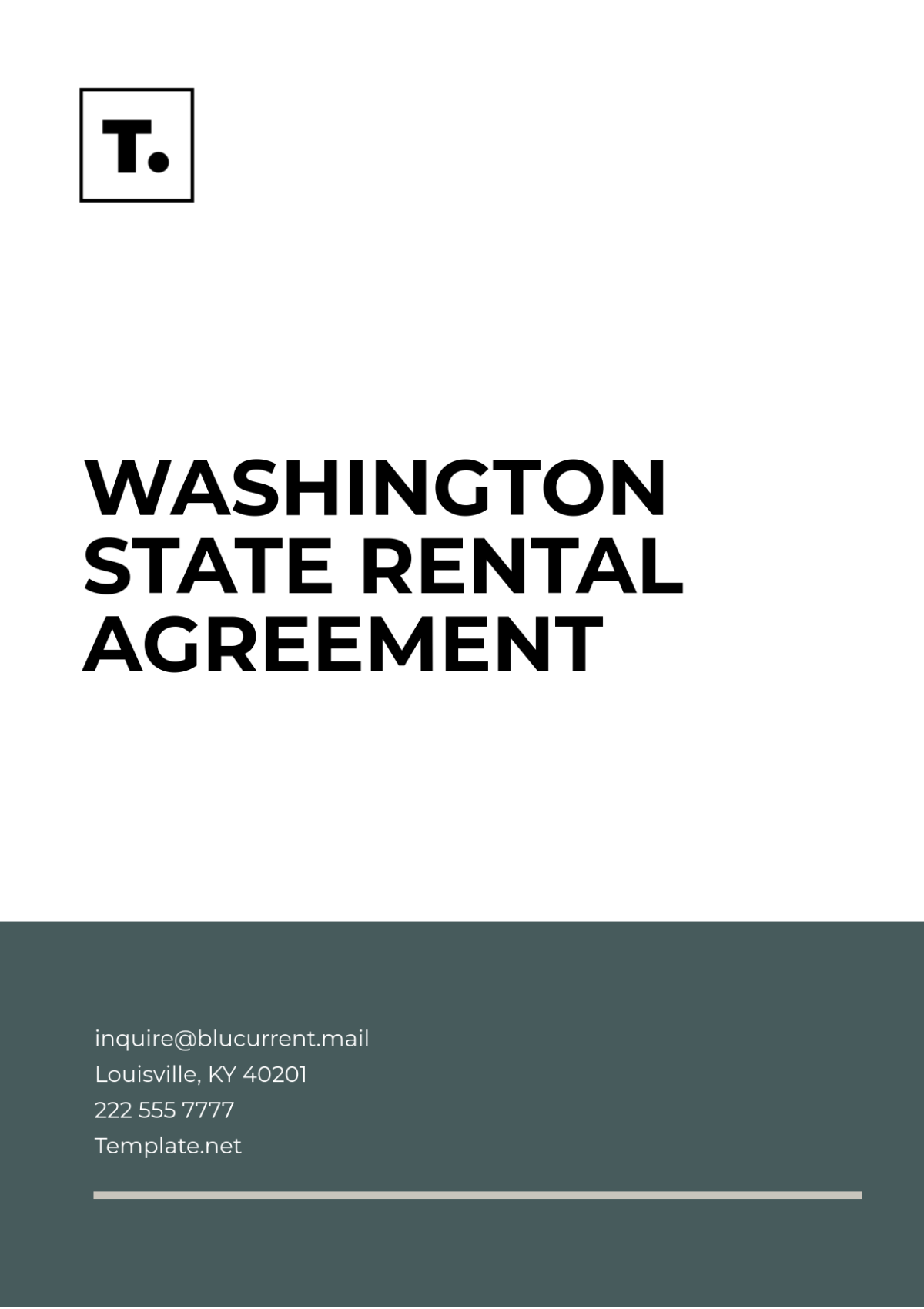 Washington State Rental Agreement Template - Edit Online & Download