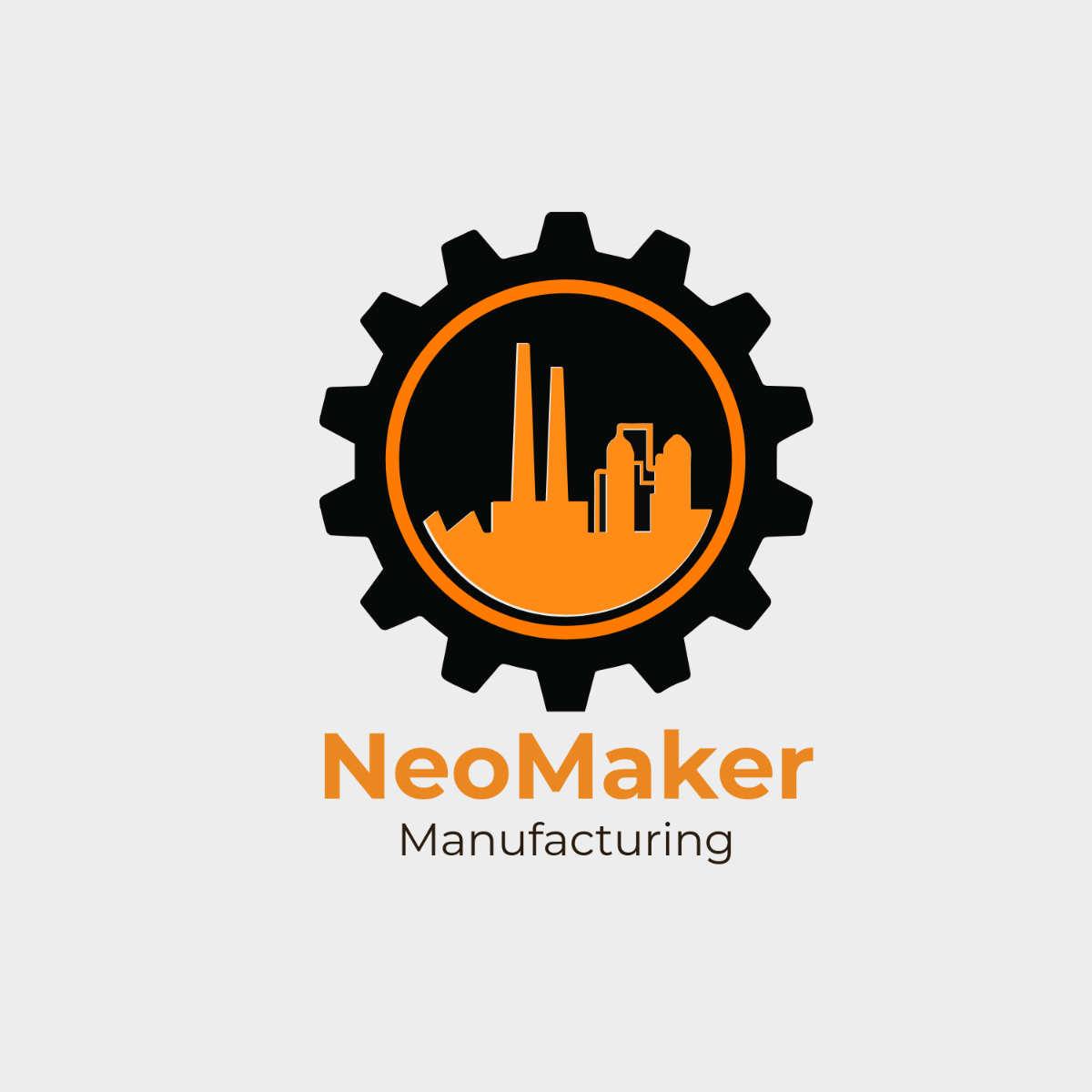 Manufacturing Logo Template - Edit Online & Download