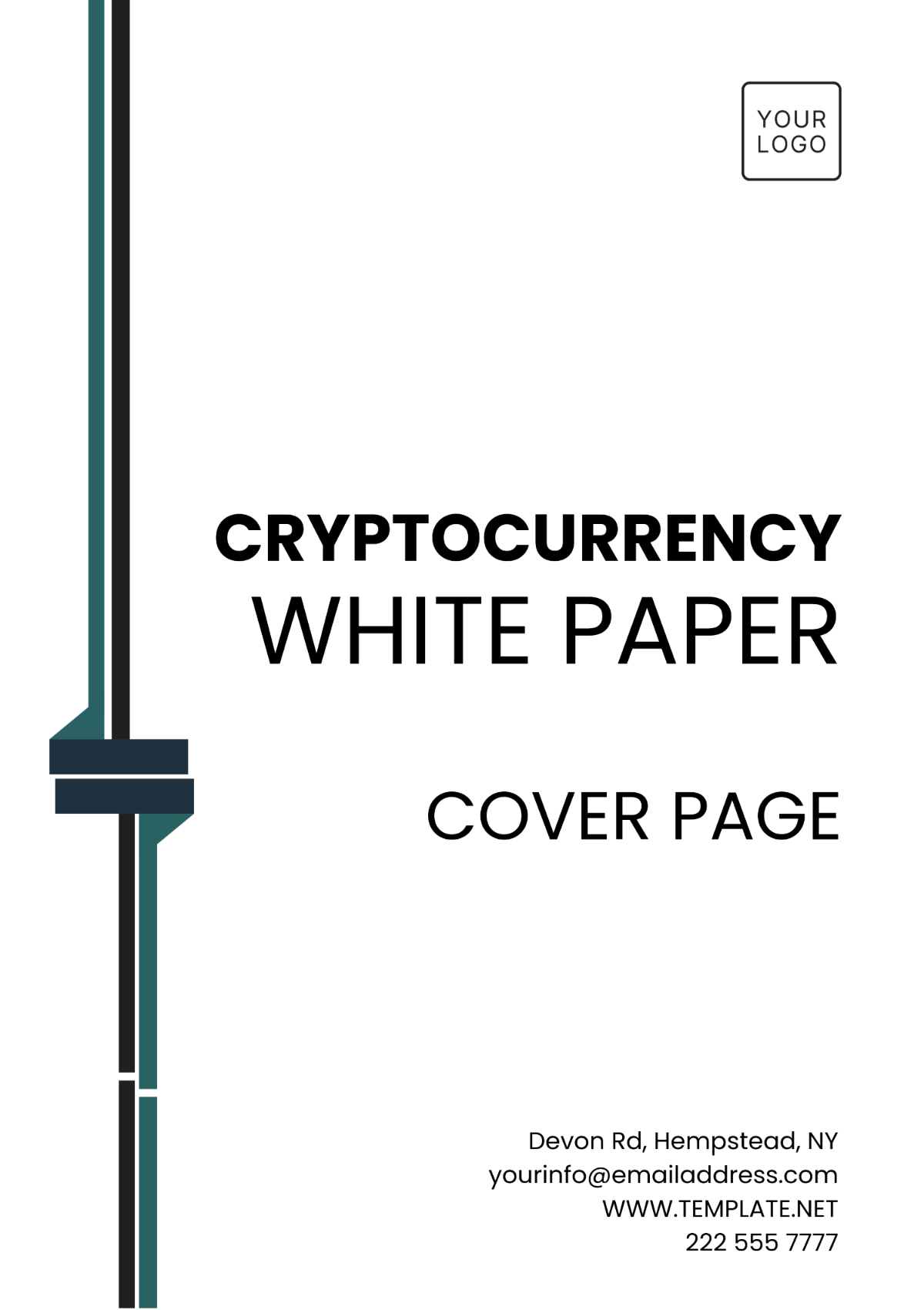 Cryptocurrency White Paper Template - Edit Online & Download