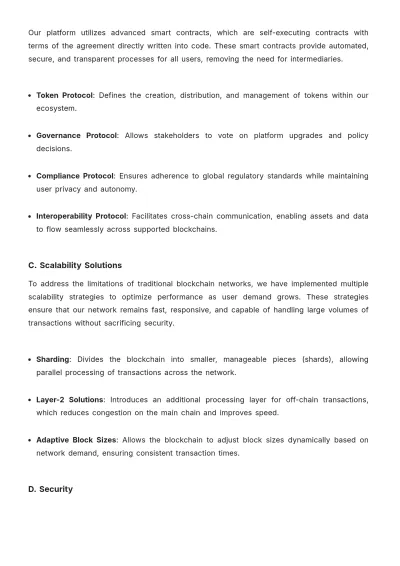 Free Cryptocurrency White Paper Template to Edit Online