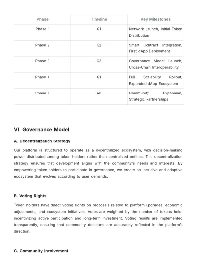 Free Cryptocurrency White Paper Template to Edit Online
