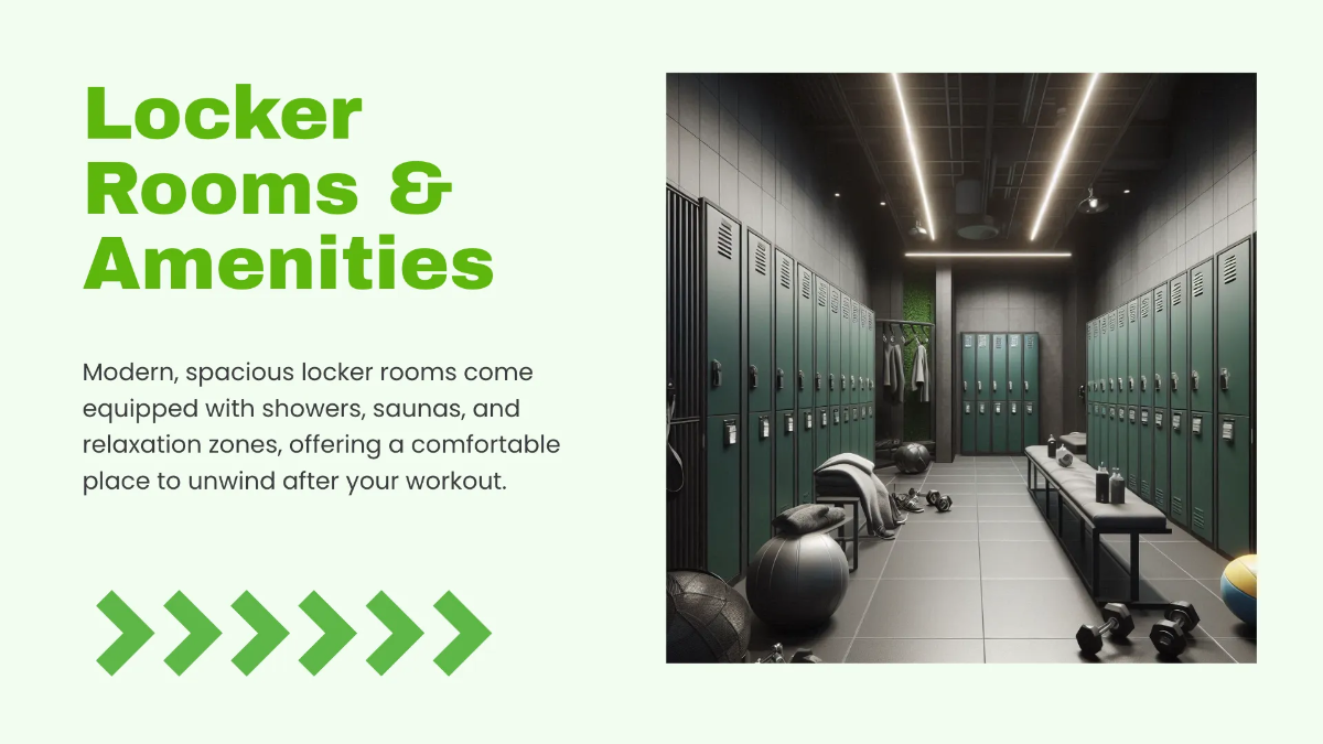 Free Fitness Center Presentation Template to Edit Online