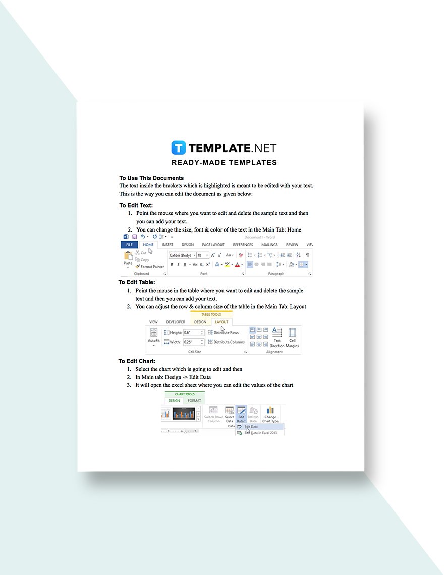 Software Work Estimate Template