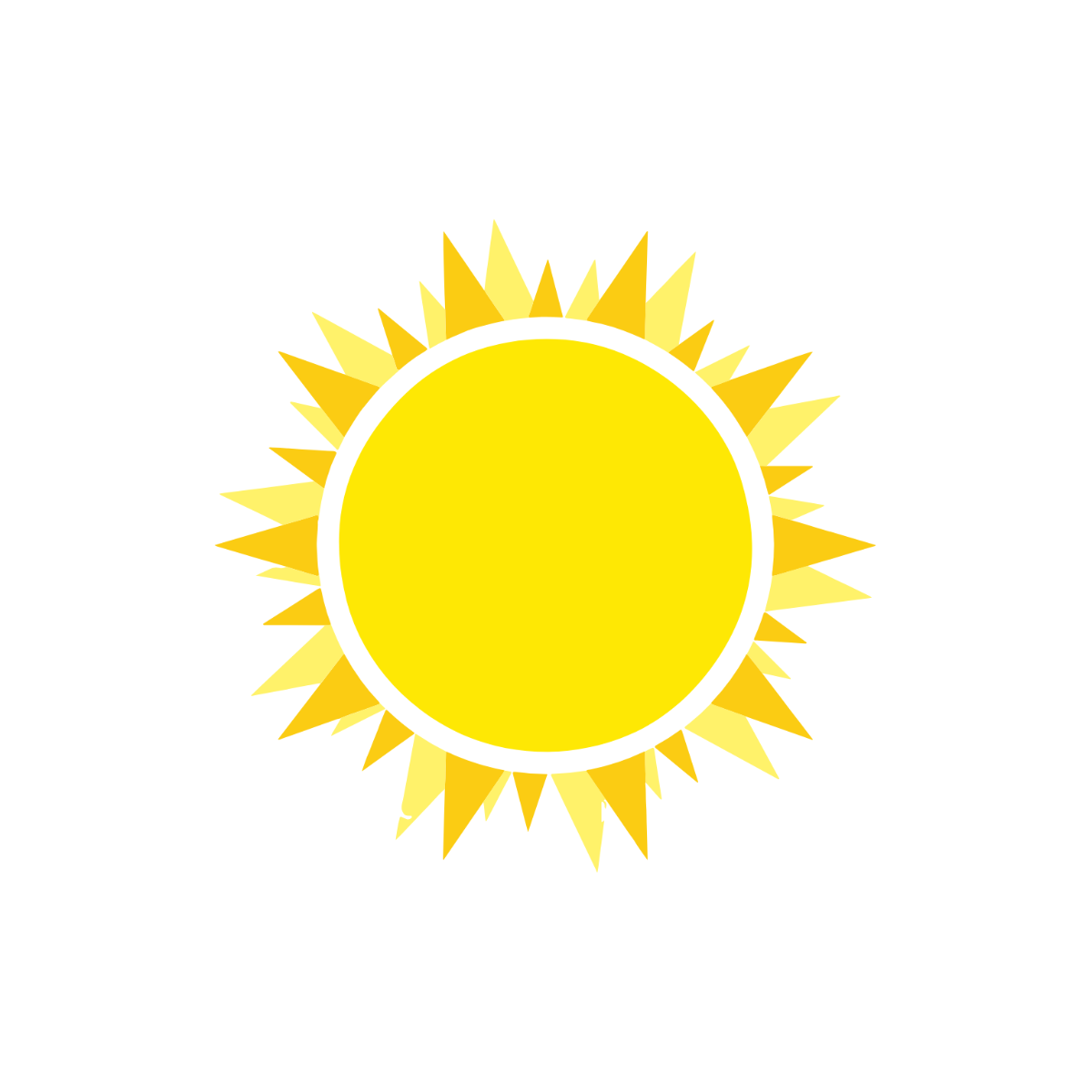 Colorful Sun Clipart