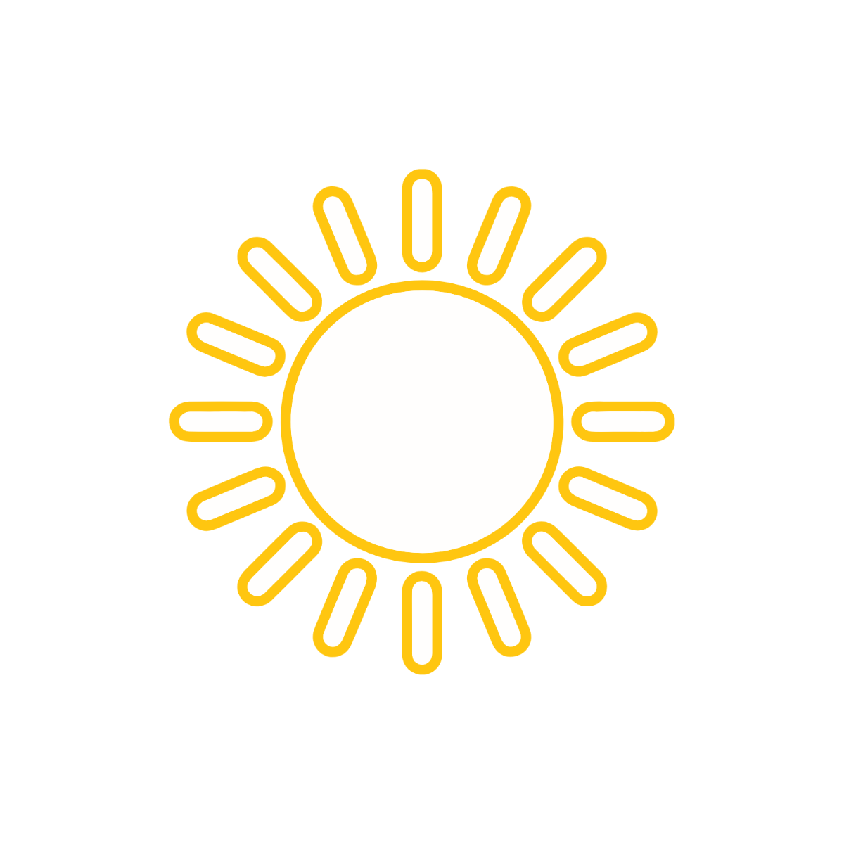 Blank Sun Clipart