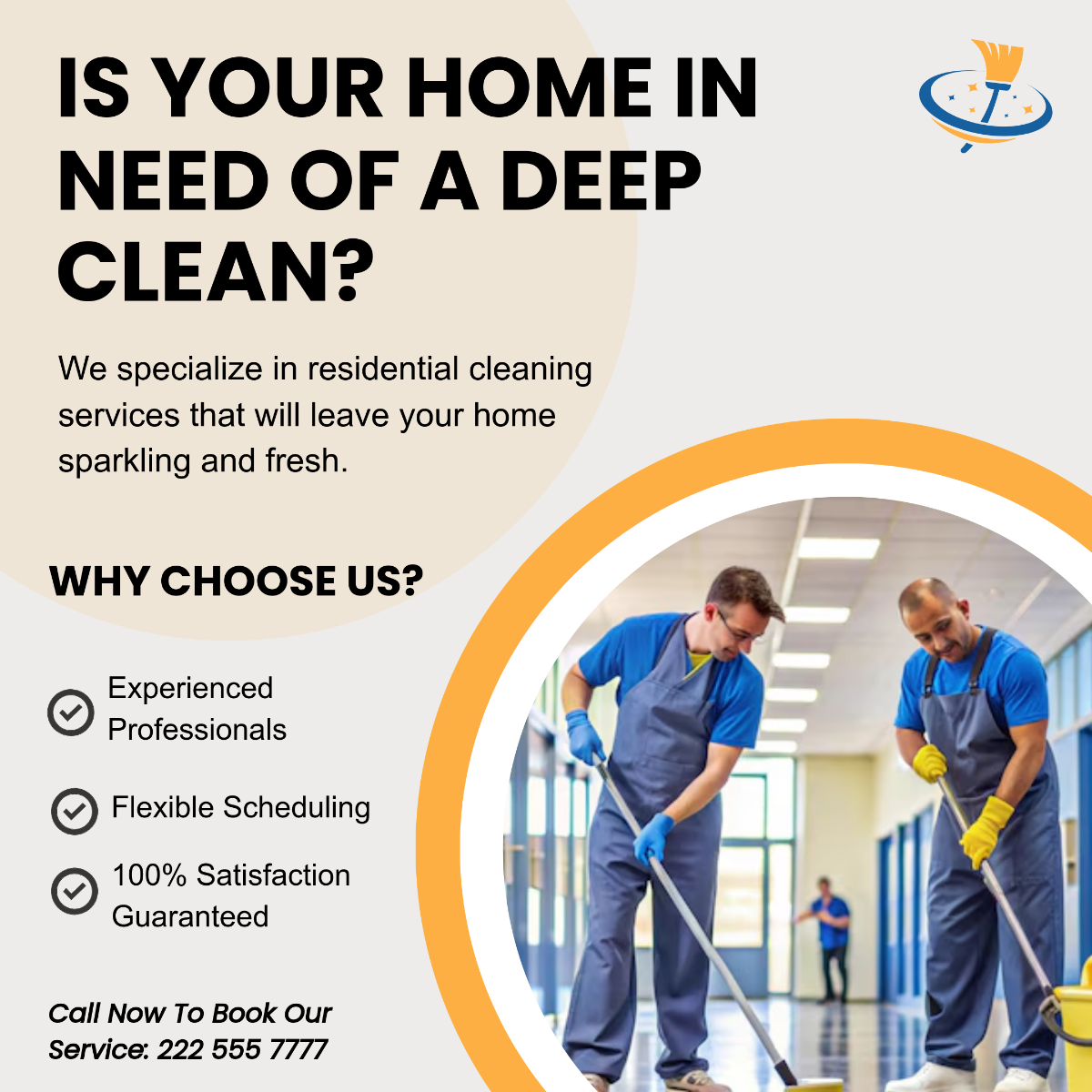 Janitorial Service Instagram Post Template