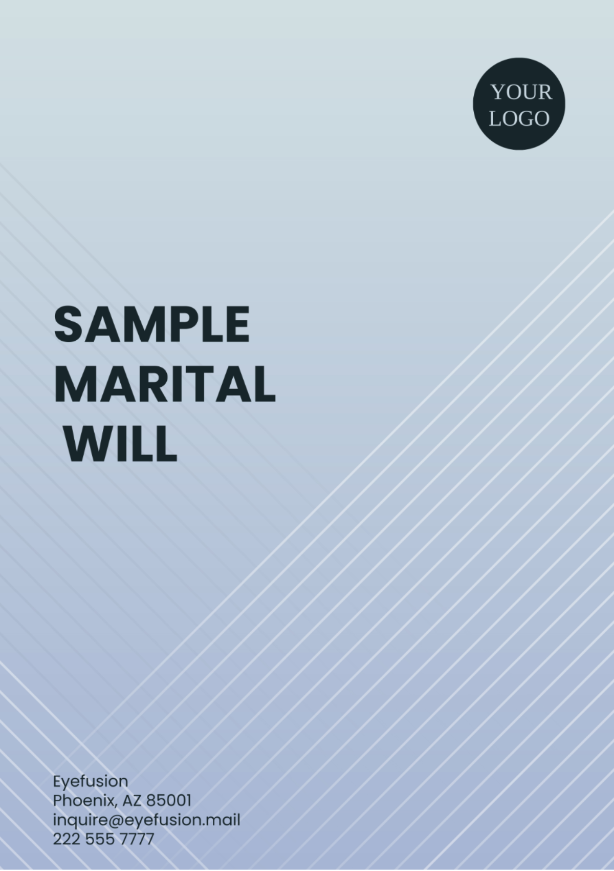 Sample Marital Will Template - Edit Online & Download