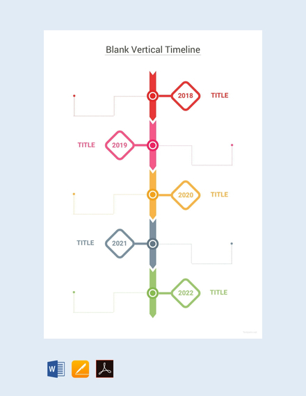 Timeline Chart Template Word