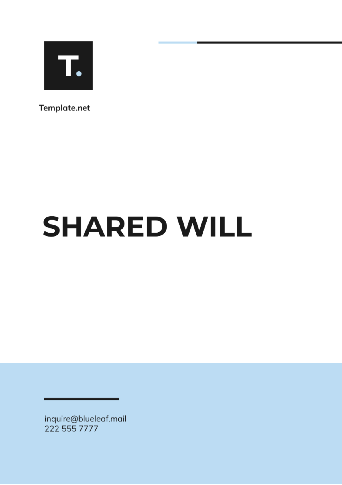 Shared Will Template - Edit Online & Download