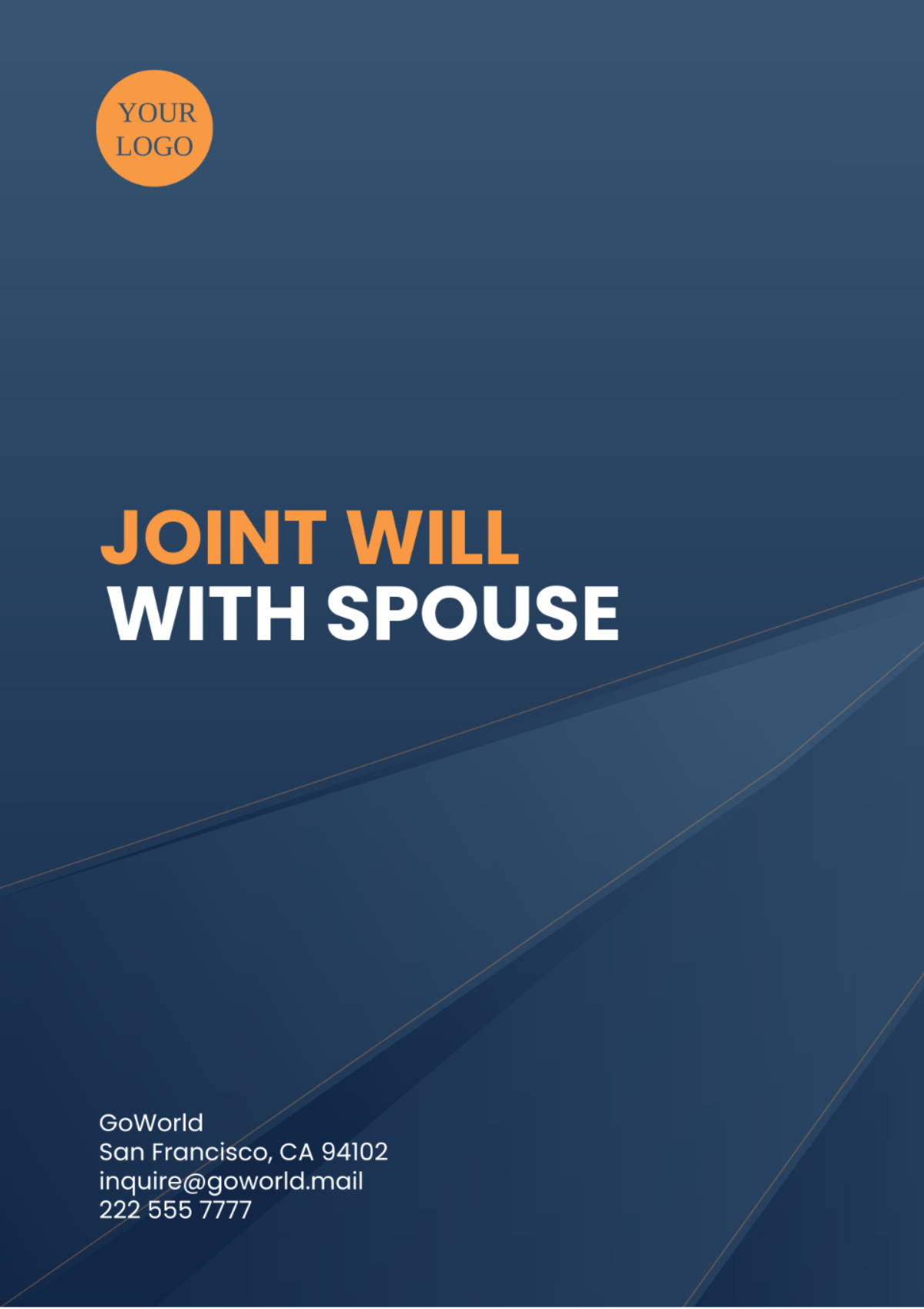 Joint Will with Spouse Template - Edit Online & Download