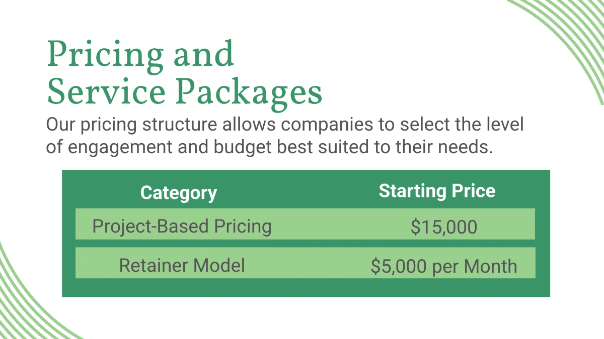 Free Consulting Firm Presentation Template to Edit Online